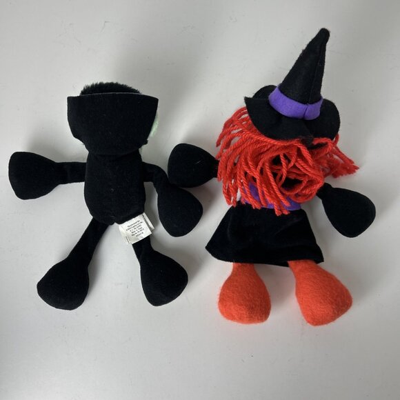 Vtg Dracula Witch Bean Bag Plush 1986 Graphics Intl Halloween Monster Doll Decor - Picture 5 of 8